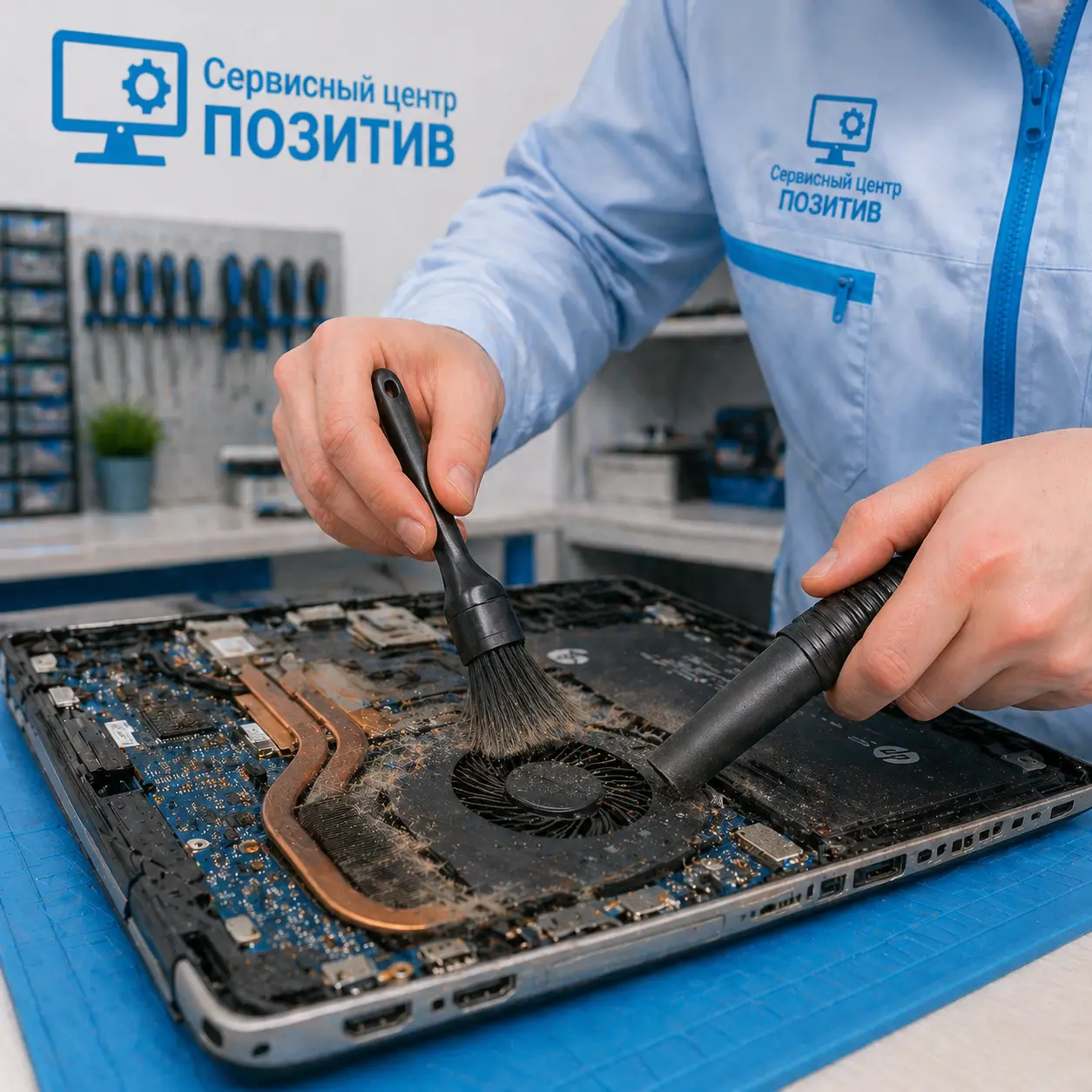 чистка ноутбука HP в Кронштадте