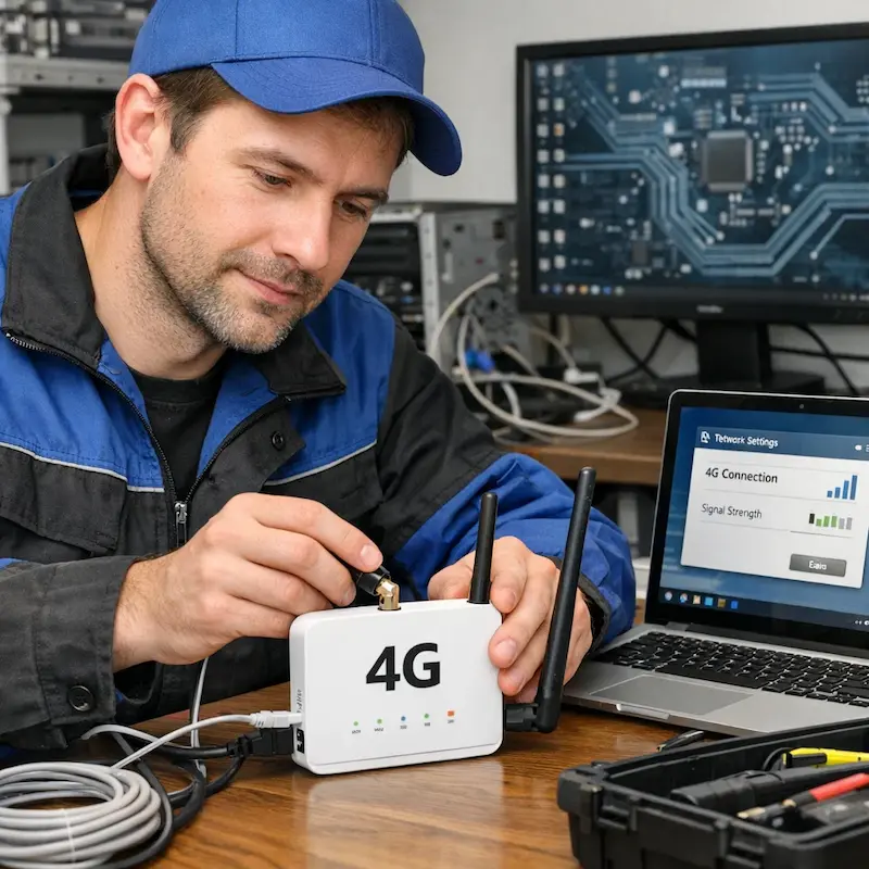 Настройка 4G модема в Кронштадте