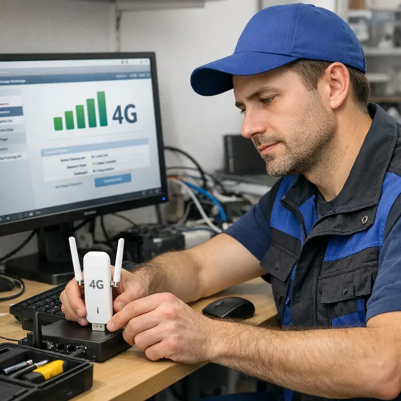 Настройка LTE модема в Кронштадте