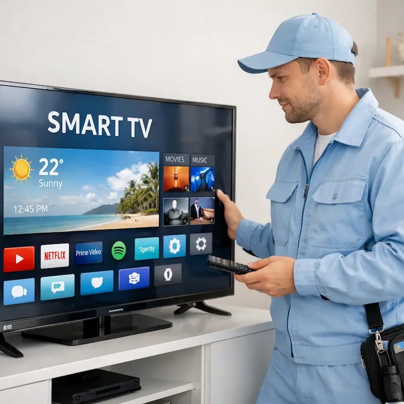 Настройка Smart TV в Кронштадте