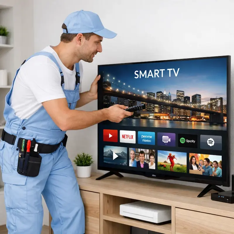 Как вызвать мастера для настройки Smart TV в Кронштадте