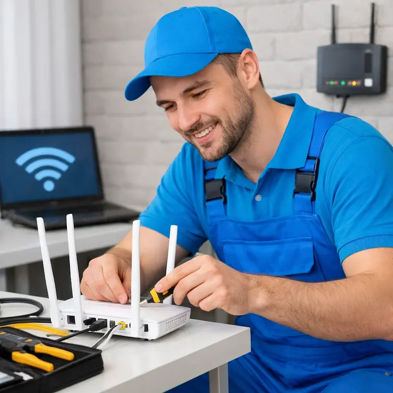 Настройка Wi - Fi в Кронштадте