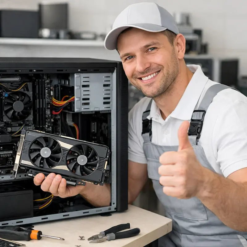 Замена видеокарты ПК в Кронштадте