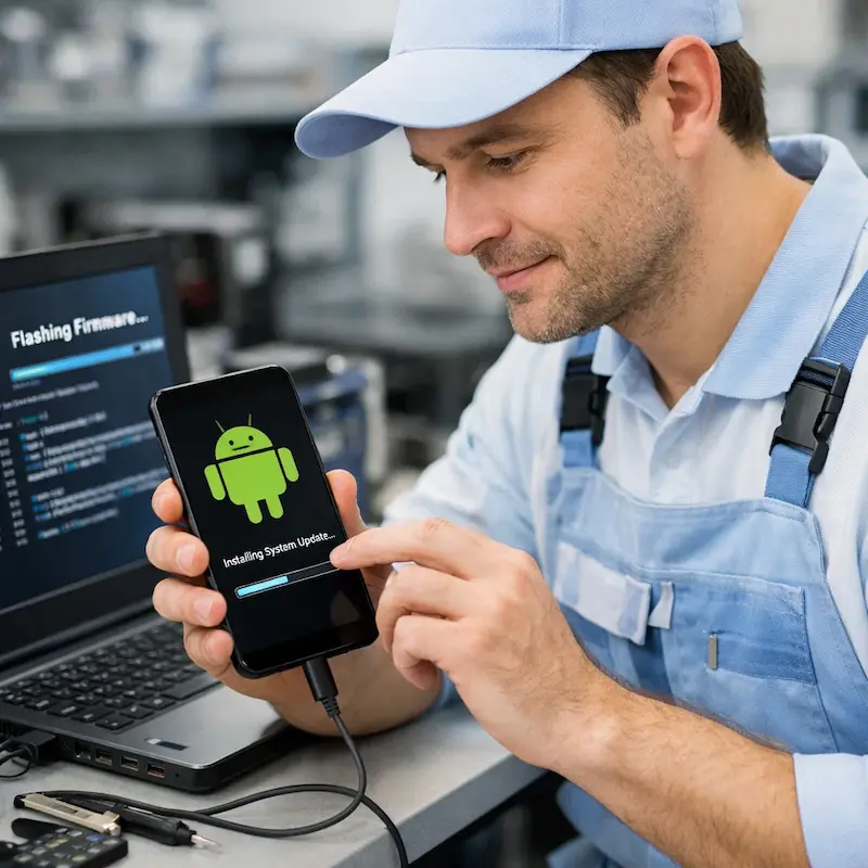 Перепрошить телефон в Кронштадте