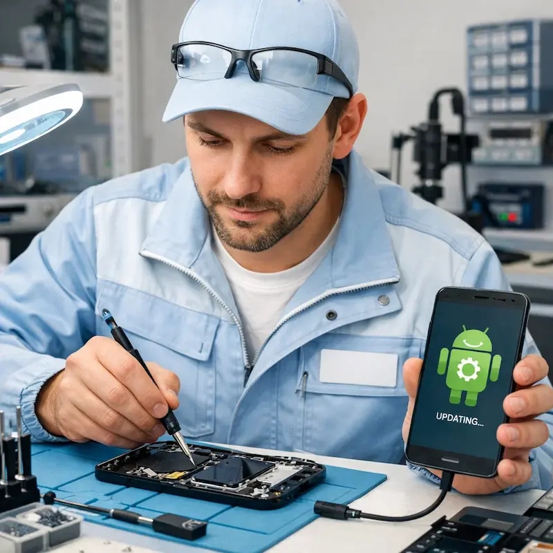 Настройка системы Android в Кронштадте