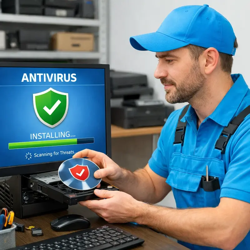 Установка антивируса в Кронштадте на дому